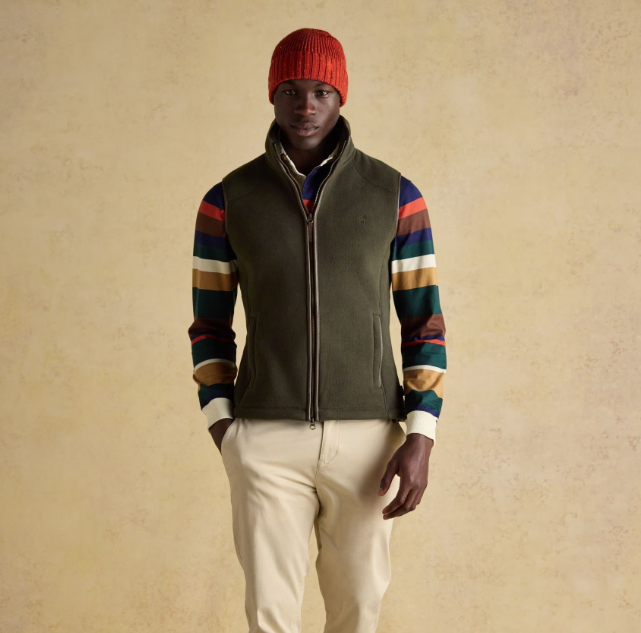 Heritage Green Fleece Gilet