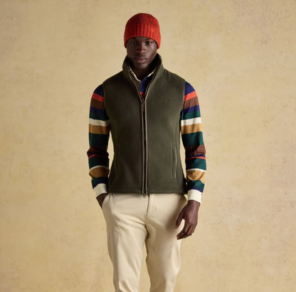 Heritage Green Fleece Gilet