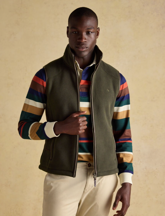 Joules Fleece Gilet Heritage Green