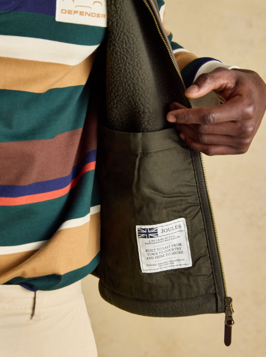 Joules Fleece Gilet Heritage Green