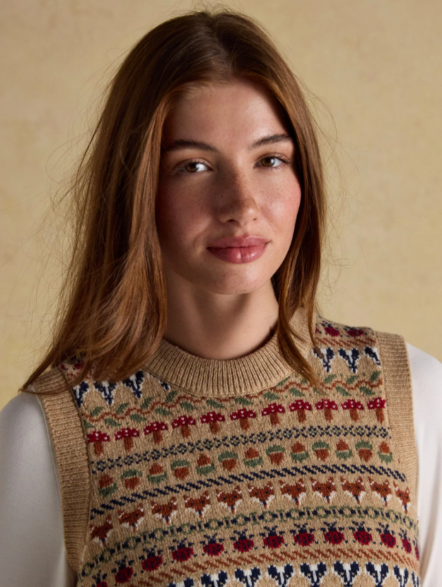 Woodland Oatmeal Tank Top