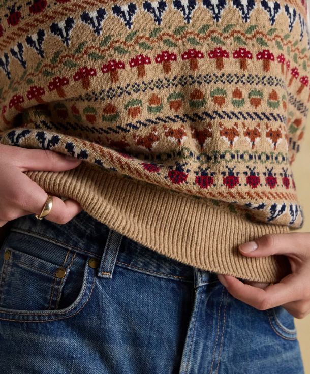 Woodland Oatmeal Tank Top