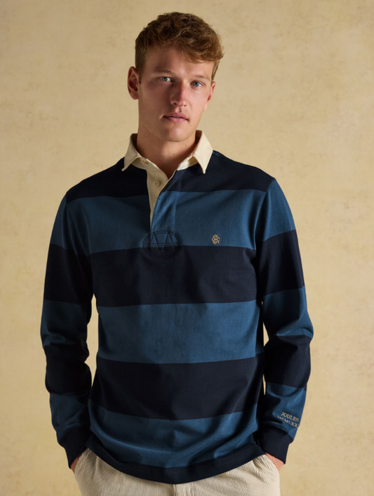 Blue Stripe Rugby Shirt