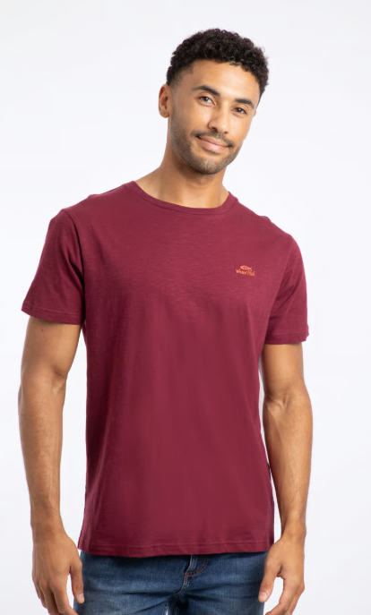 Weird Fish Fished Branded T-shirt Antique Cherry