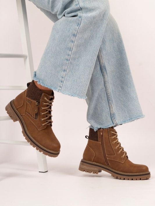 Caramel Tan Waterproof Boots