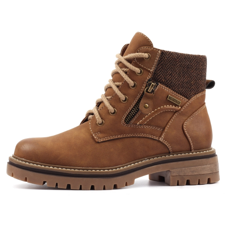 Caramel Tan Waterproof Boots