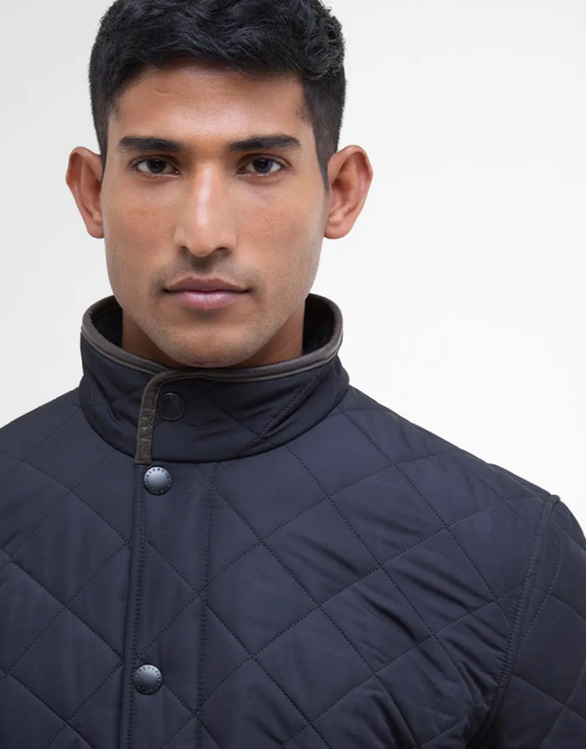 Barbour Powell Quilted Jacket Navy