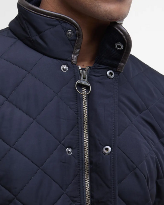 Barbour Powell Quilted Jacket Navy
