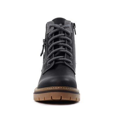 Caramel Black Waterproof Boots