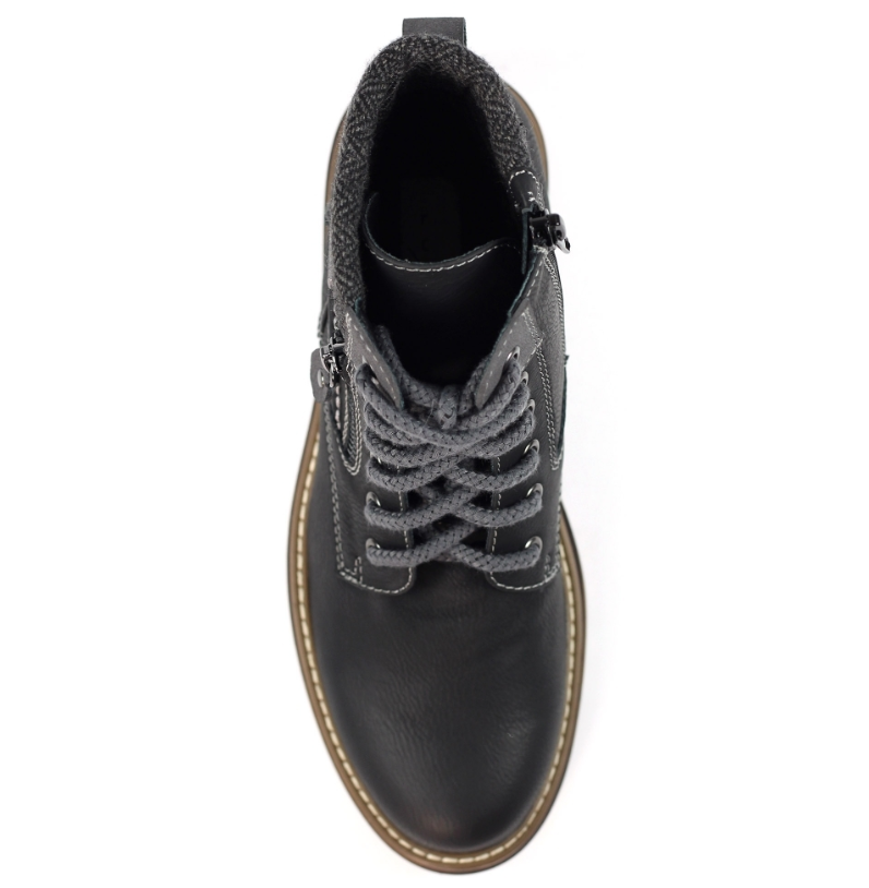 Caramel Black Waterproof Boots