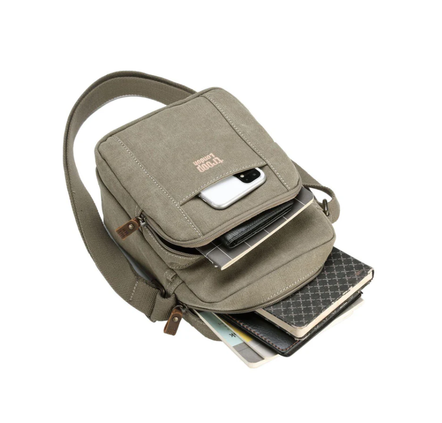 Classic Canvas Across Body Bag