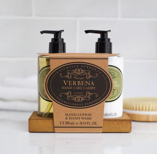 Naturally European Verbena Hand Care Caddy Set