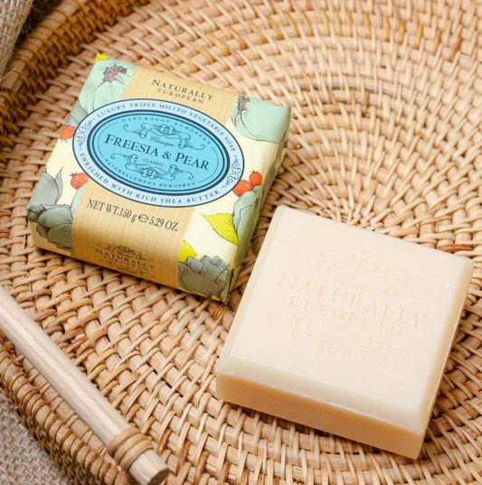 Naturally European Freesia & Pear Soap Bar