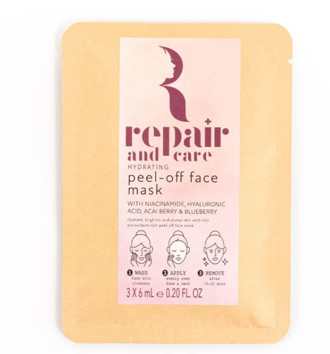 Repair & Care Acai Berry Scented Peel Off Face Mask 3 Pack