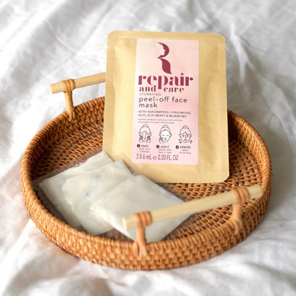 Repair & Care Acai Berry Scented Peel Off Face Mask 3 Pack