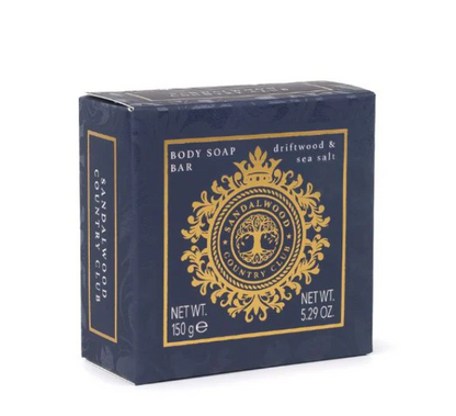Sandalwood Country Club Driftwood & Sea Salt Soap Bar