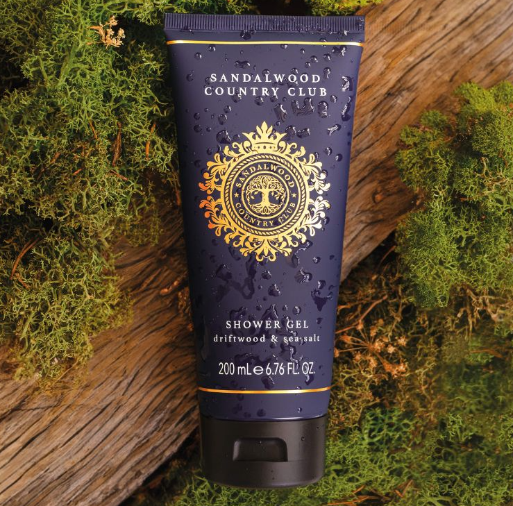 Sandalwood Country Club Driftwood & Sea Salt Shower Gel