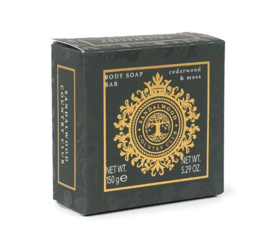 Sandalwood Country Club Cedarwood & Moss Soap Bar