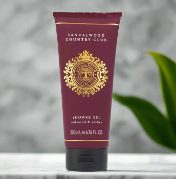 Sandalwood Country Club Redwood & Amber Shower Gel