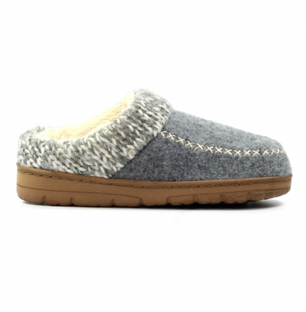 Lunar Shoes Albany Slippers Grey
