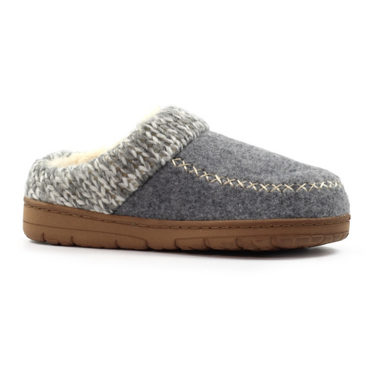 Lunar Shoes Albany Slippers Grey