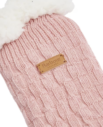 Cable Knit Lounge Socks