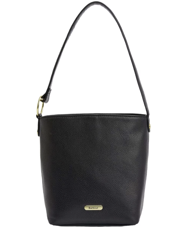 Cedar Leather Bucket Bag