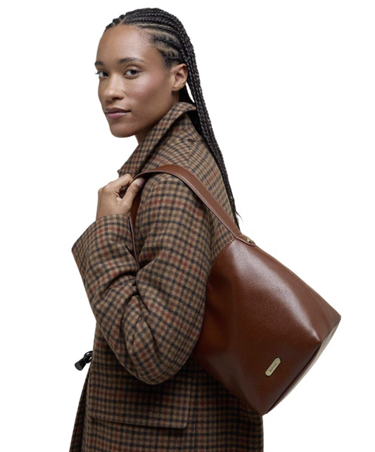 Cedar Leather Bucket Bag