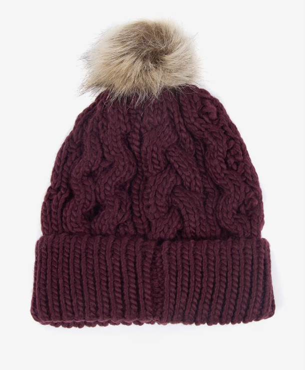 Penshaw Cable Beanie Bobble Hat