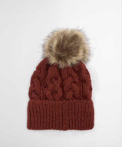 Penshaw Cable Beanie Bobble Hat