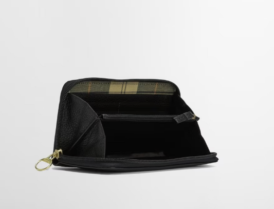 Barbour Birch Leather Matinee Purse Black