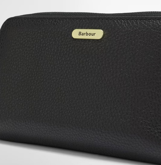 Barbour Birch Leather Matinee Purse Black