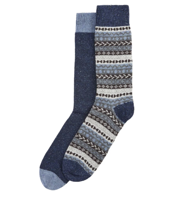 Fair Isle Socks 2 Pack