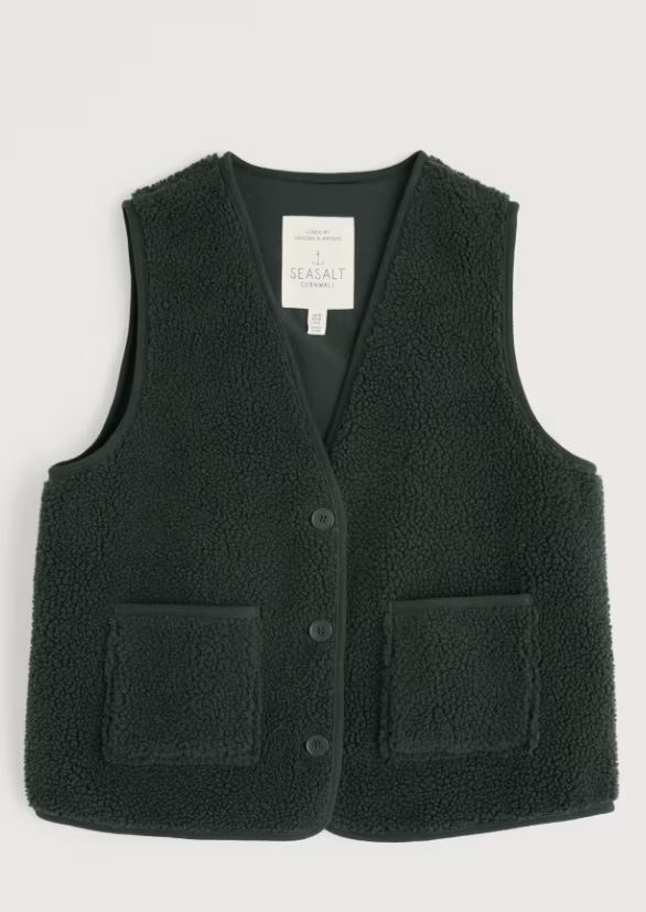 Well Wisher Borg Fleece Gilet