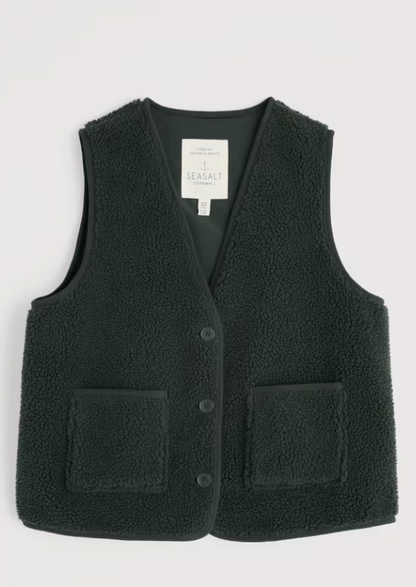 Well Wisher Borg Fleece Gilet