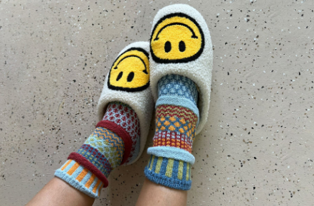 Solmate Socks Fig Crew Socks