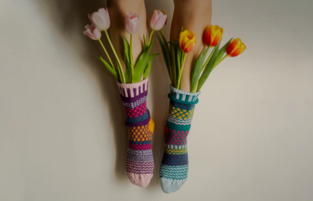 Petunia Crew Socks