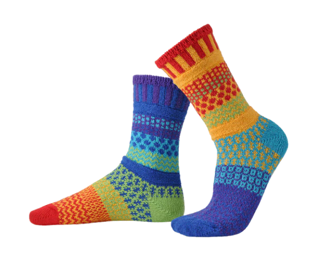 Rainbow Crew Socks