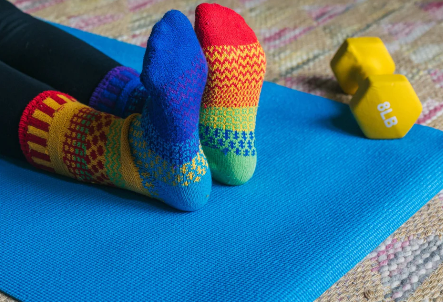 Solmate Socks Rainbow Crew Socks