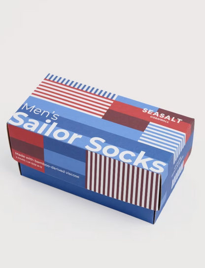 Gift Box of 4 Men's Sailor Socks