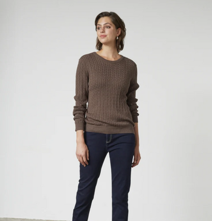 Susan Cable Knit Sweater