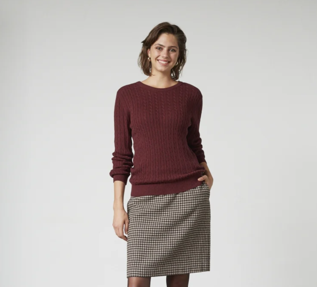 Susan Cable Knit Sweater