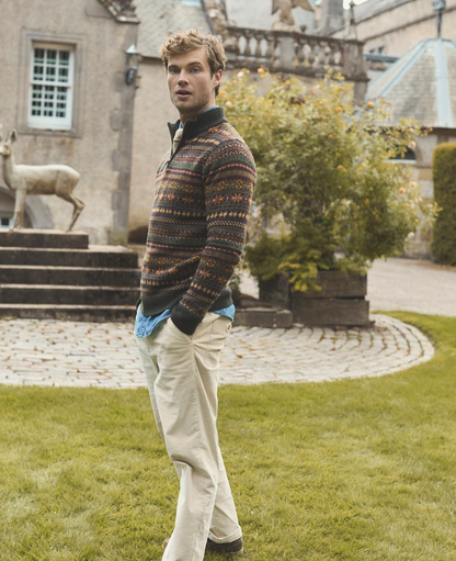 Milligan 1/4 Zip Fair Isle Jumper
