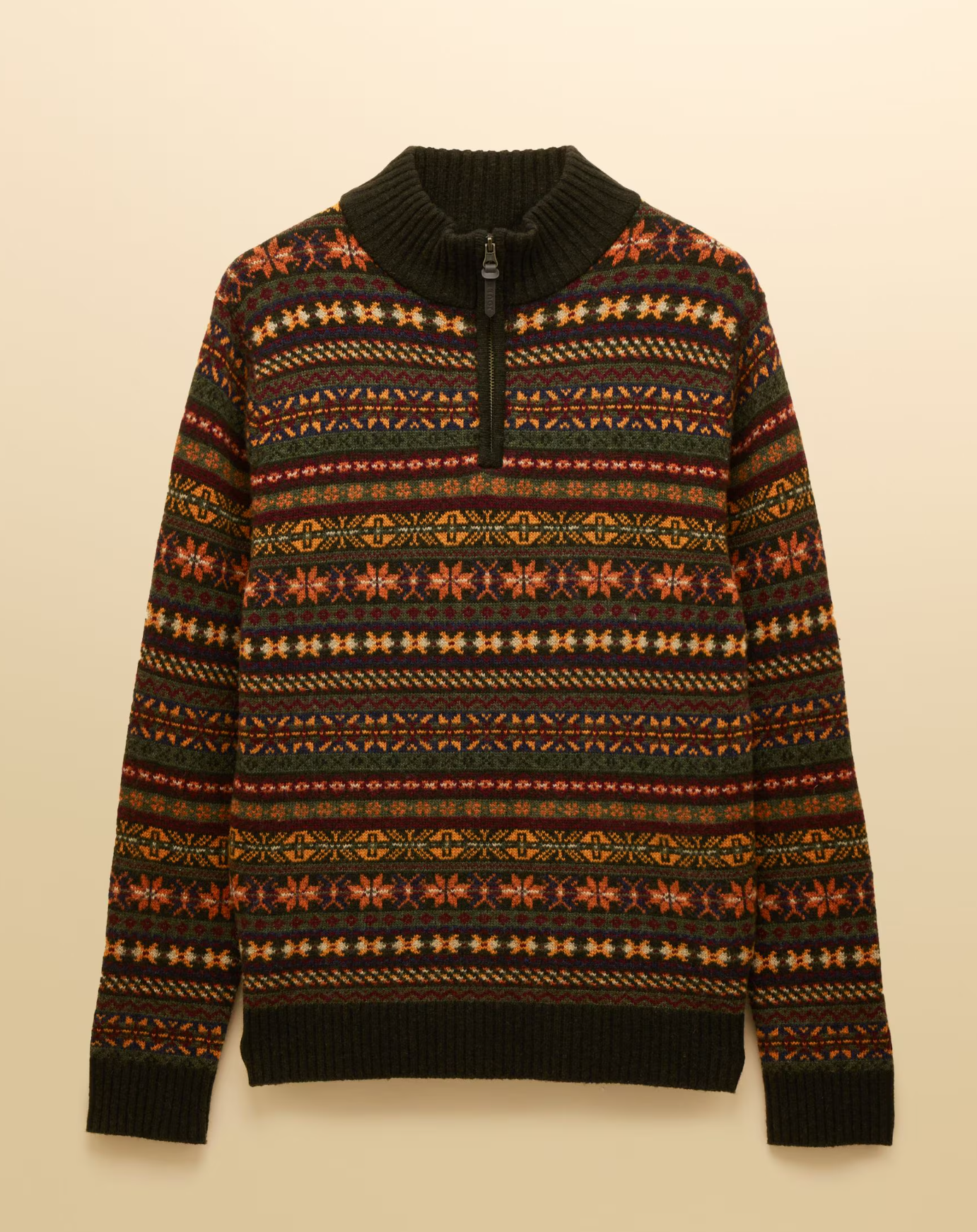 Milligan 1/4 Zip Fair Isle Jumper