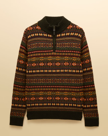 Milligan 1/4 Zip Fair Isle Jumper