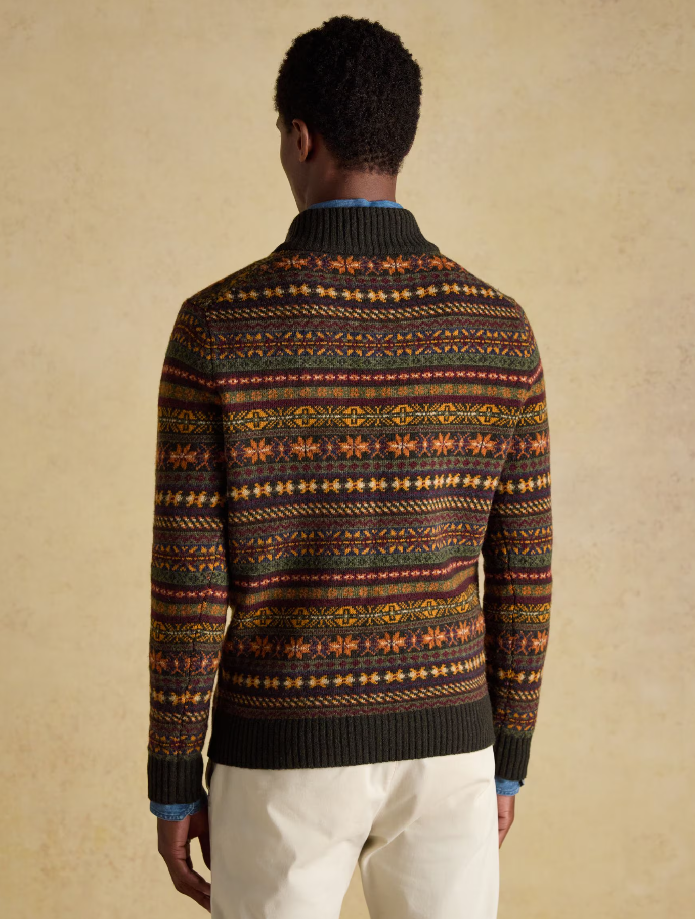 Milligan 1/4 Zip Fair Isle Jumper