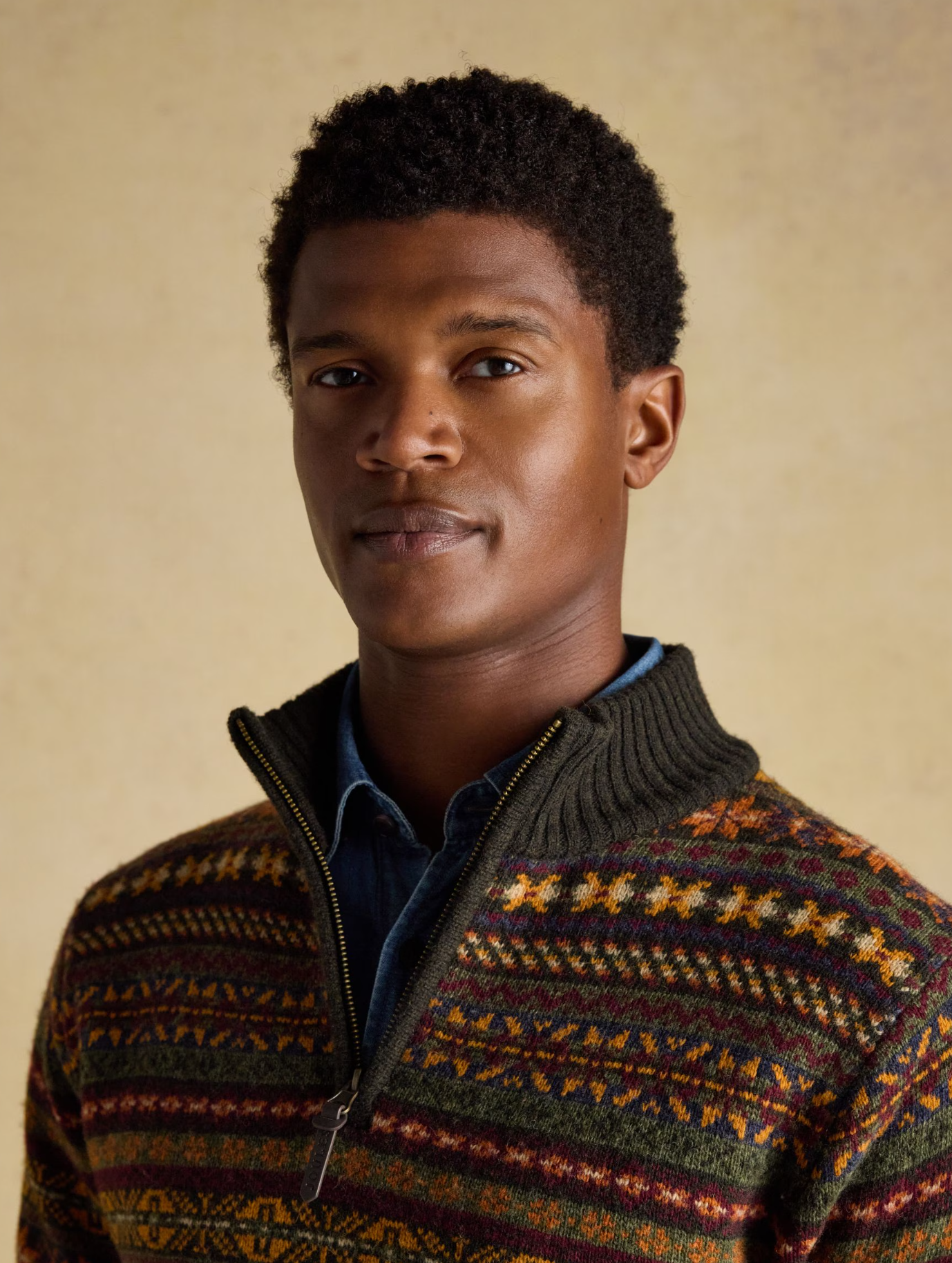 Milligan 1/4 Zip Fair Isle Jumper