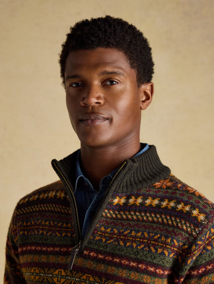 Milligan 1/4 Zip Fair Isle Jumper