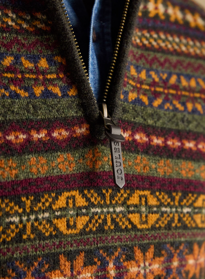 Milligan 1/4 Zip Fair Isle Jumper