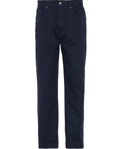 Washed Stretch Twill Regular Fit Trouser